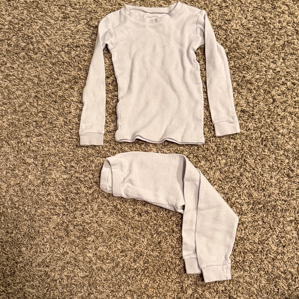 Burt's Bees honeysoft Kids Pajama Set in light lavender